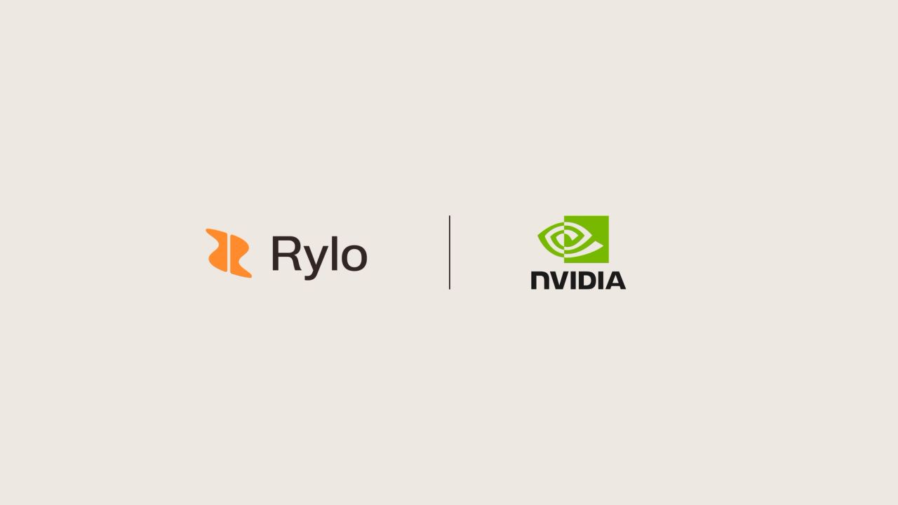 Rylo and NVIDIA logos side by side