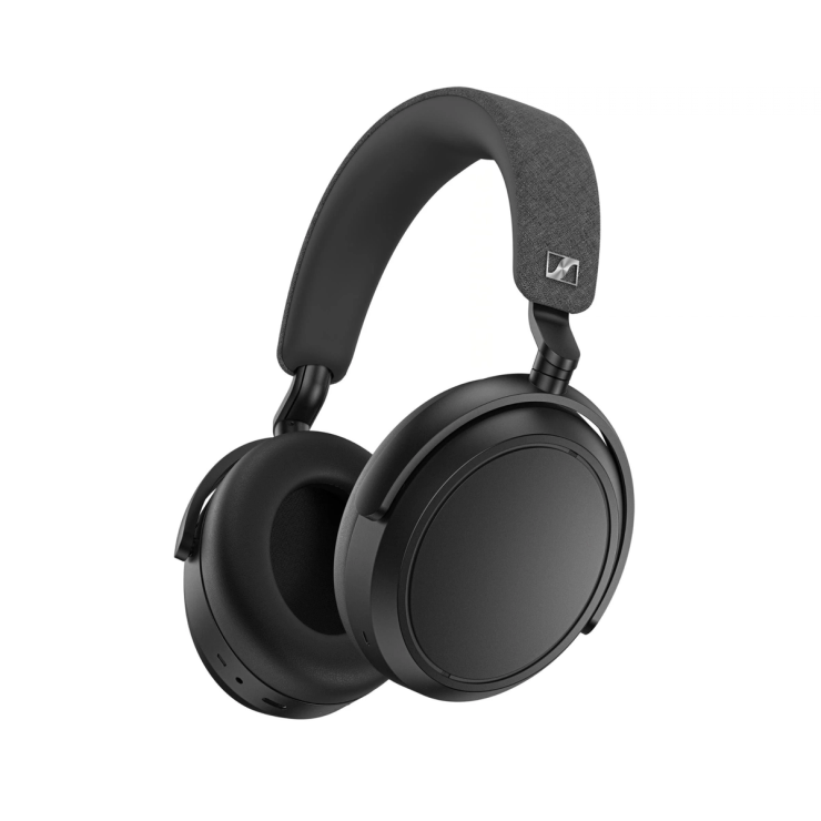 Over-ear wireless headphones with cushioned ear cups for comfortable listening with hearing aids
