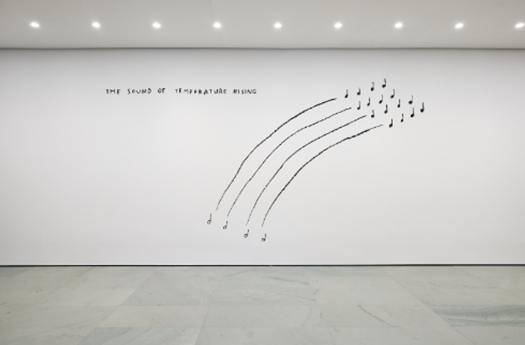 The Sound of Temperature Rising, Christine Sun Kim. Source: MoMA