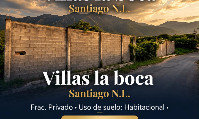 Terreno Frac. Villas de la boca