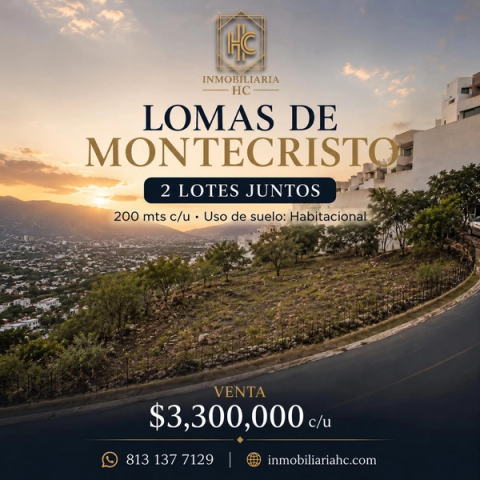 Terreno Lomas de Montecristo.