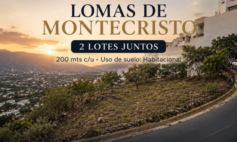 Terreno Lomas de Montecristo.