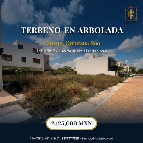 Terreno Arbolada; Cancún Quintana Roo. 