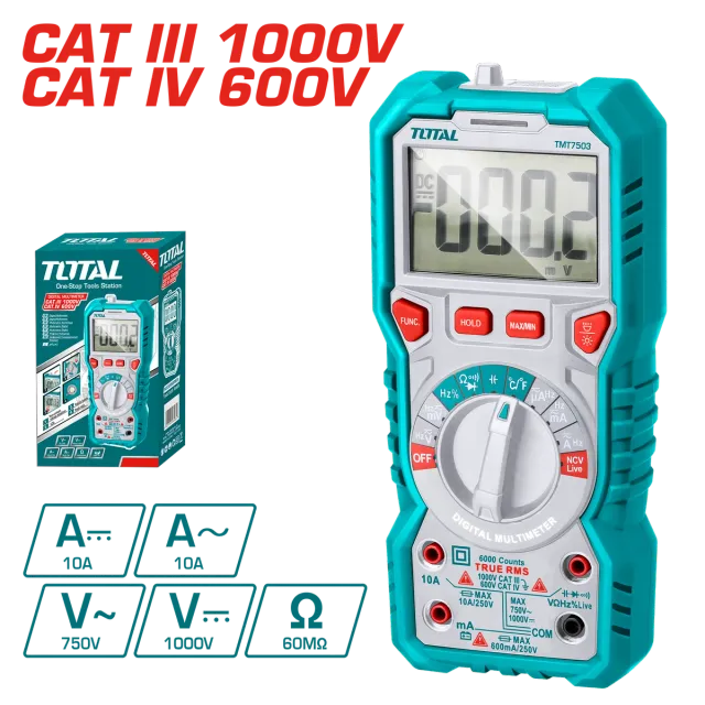 Multimetër TOTAL TMT47504