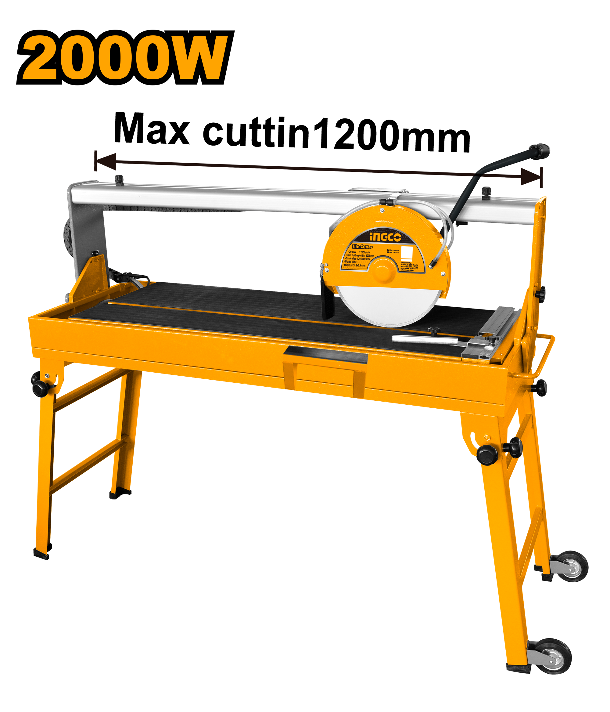 Cirkulari tavoline për pllaka dhe mermer 2000W INGCO PTC20002