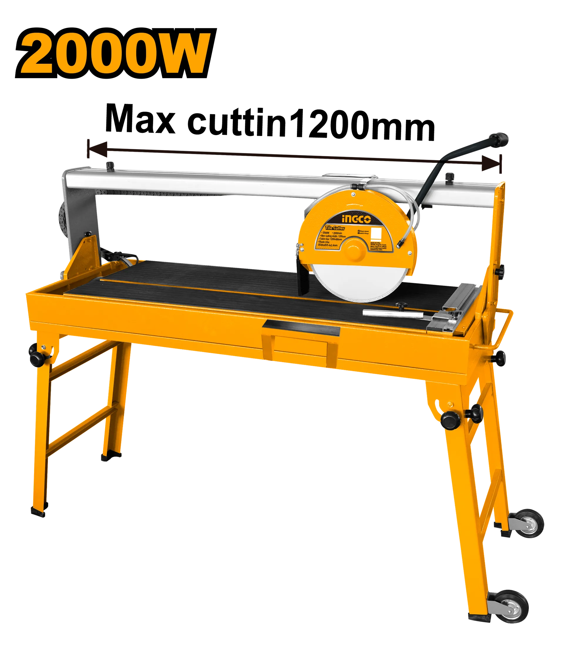 Cirkulari tavoline për pllaka dhe mermer 2000W INGCO PTC20002