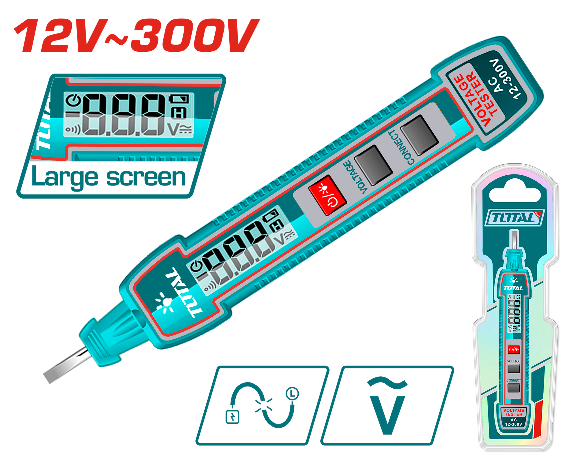 ДИГИТАЛЕН ФАЗОМЕР 12V-300V TOTAL THTS33001