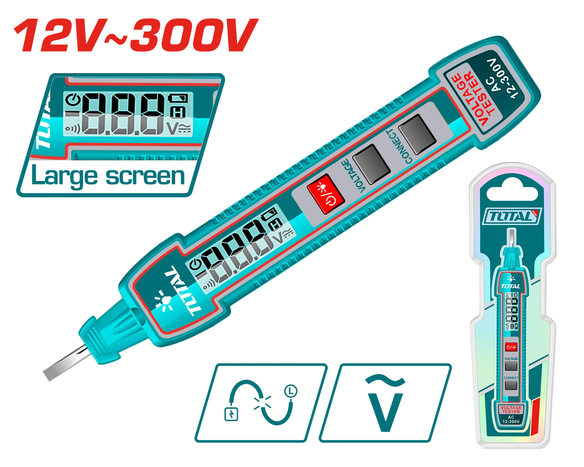 ДИГИТАЛЕН ФАЗОМЕР 12V-300V TOTAL THTS33001