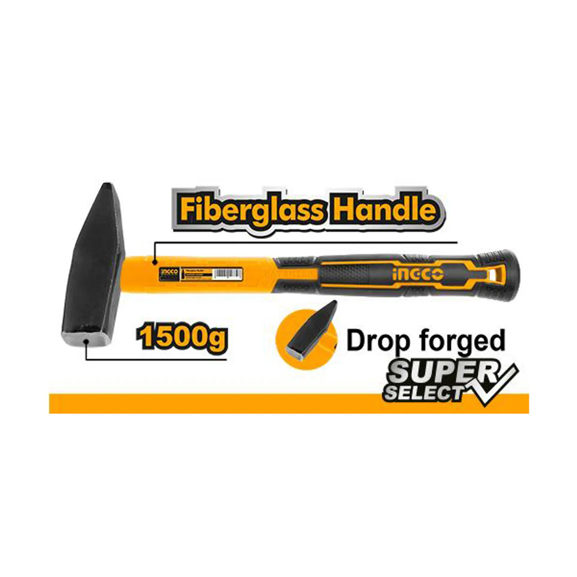 Çekiç fiberglas dorë INGCO 1500gr HMH081500/881500