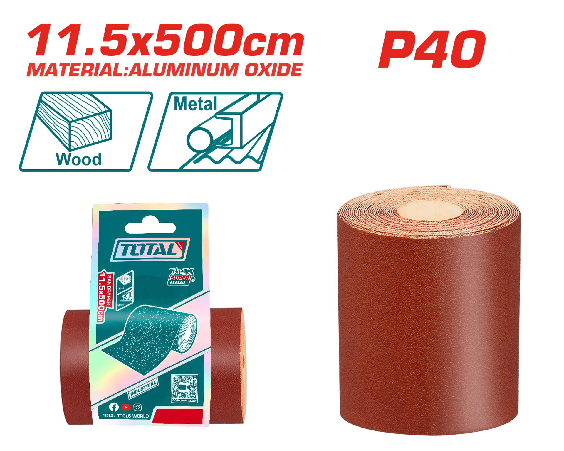 Letër Zmerile 115mmx5M P40 TOTAL TAC04065