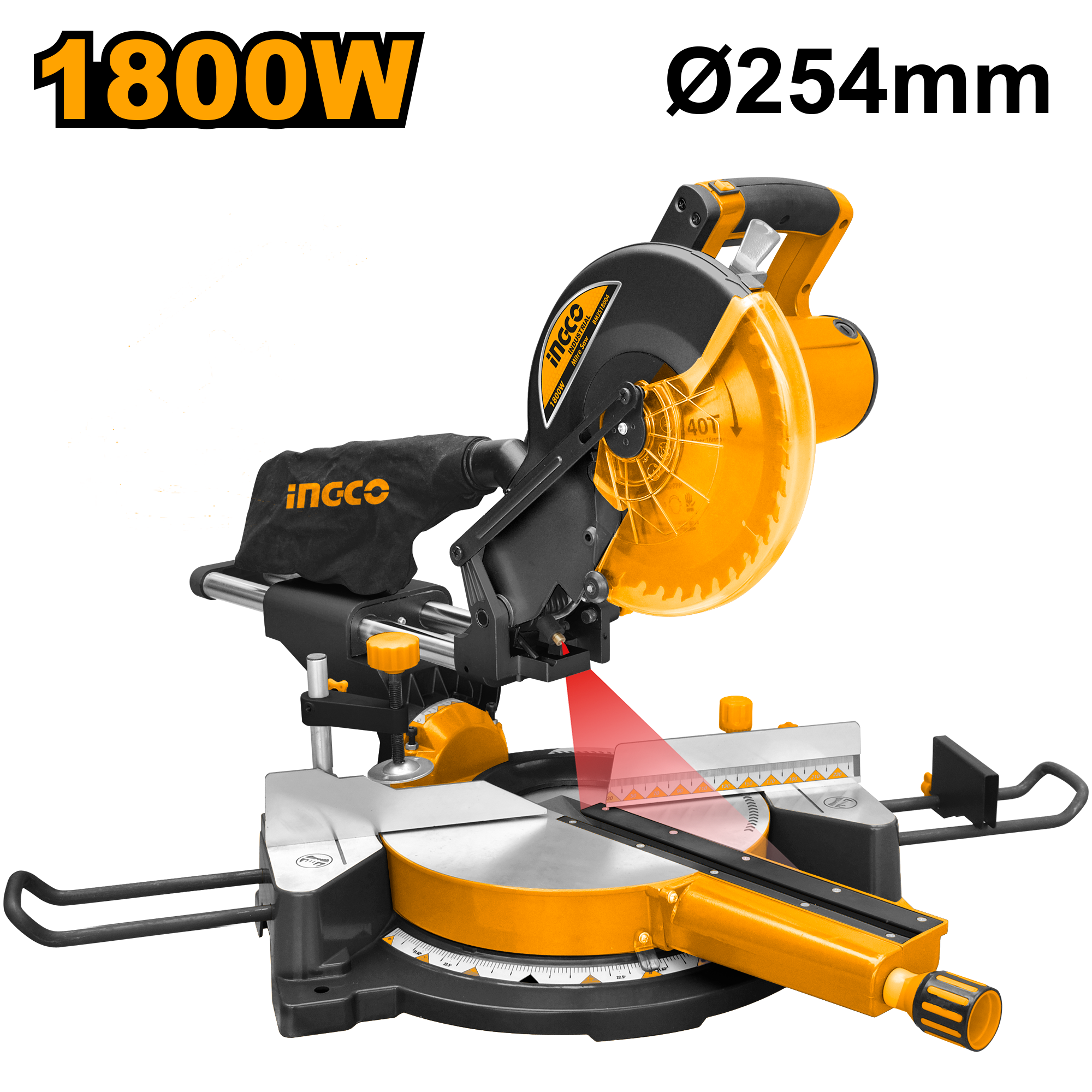 Cirkulari INGCO 1800W F254 me shina BM2S18004