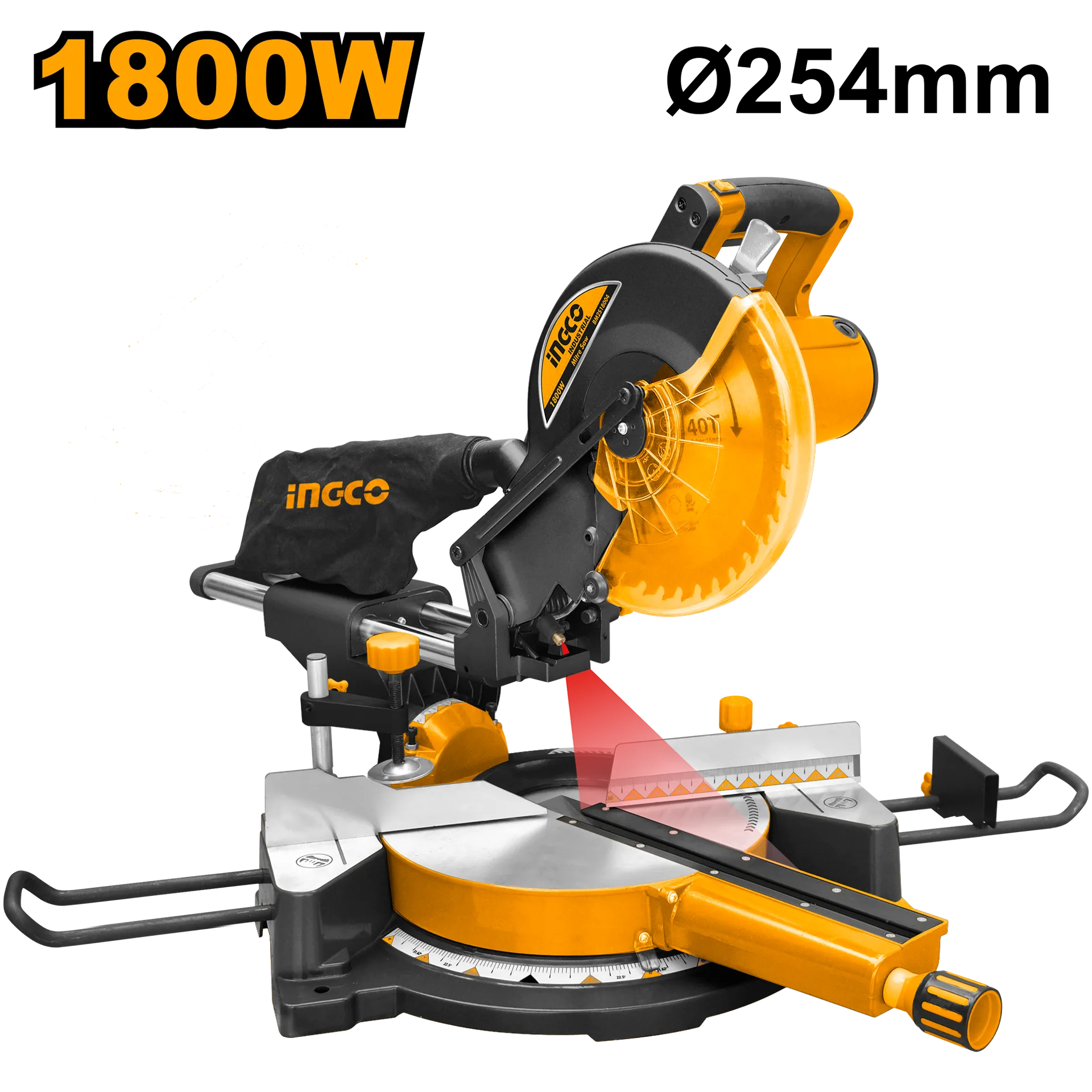 ЦИРКУЛАР INGCO 1800W F254 СО ШИНИ BM2S18004