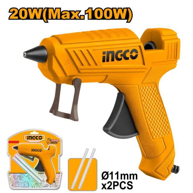 СИЛИКОНСКИ ПИШТОЛ ЗА ЛЕПЕЊЕ INGCO 100W GG148