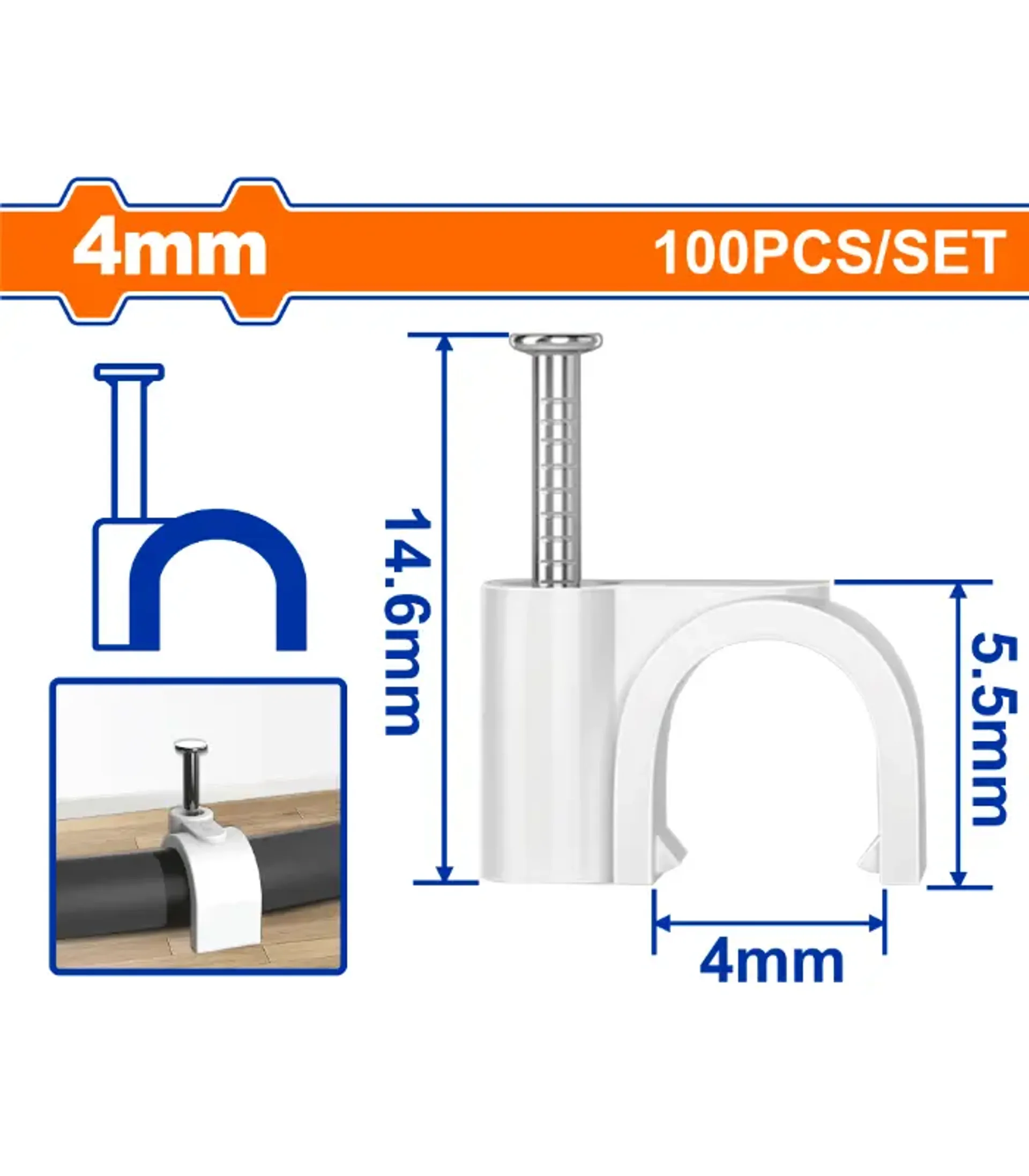 Pincë për kabel 4mm WADFOW WFQ1304