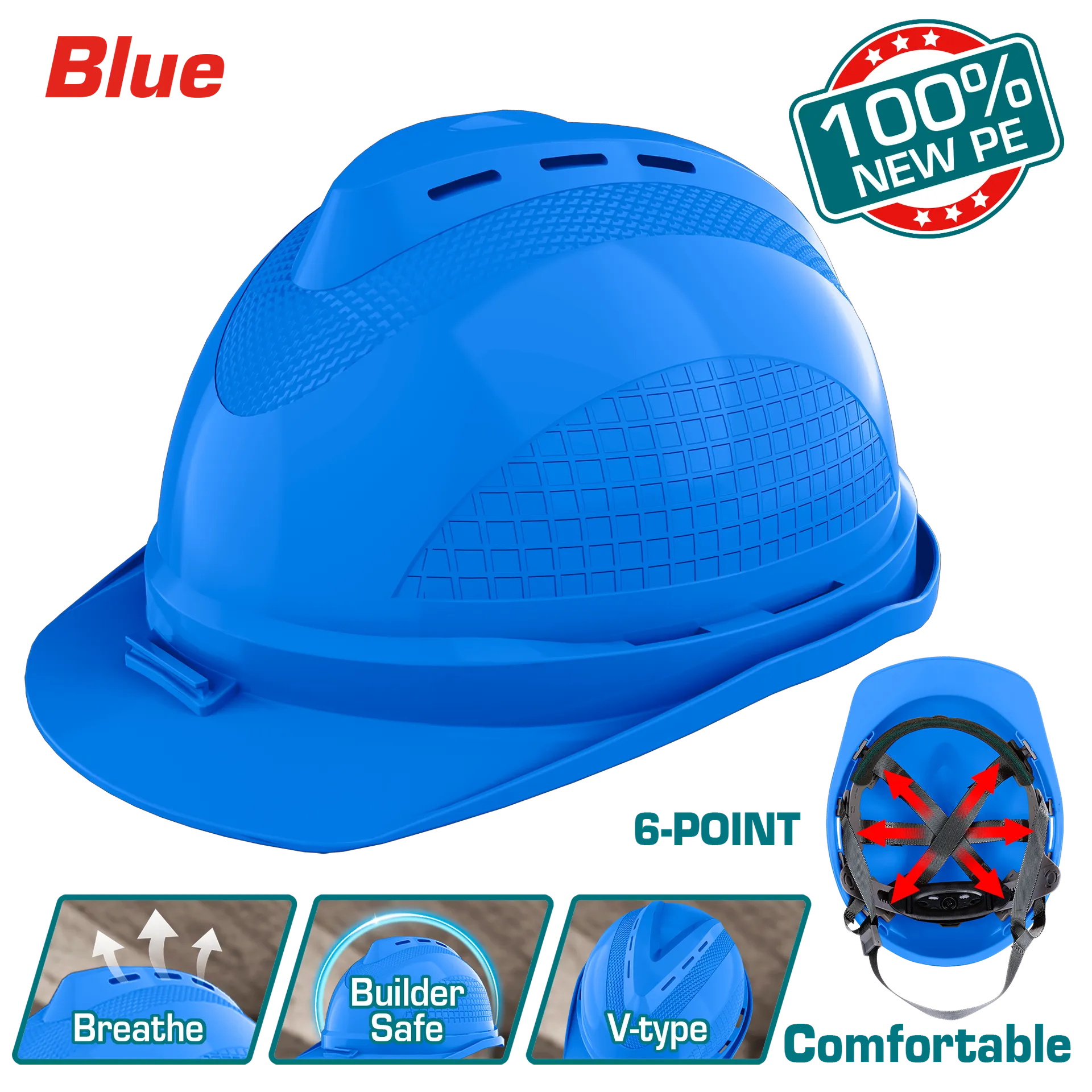 Kask TOTAL blue – TSP8603