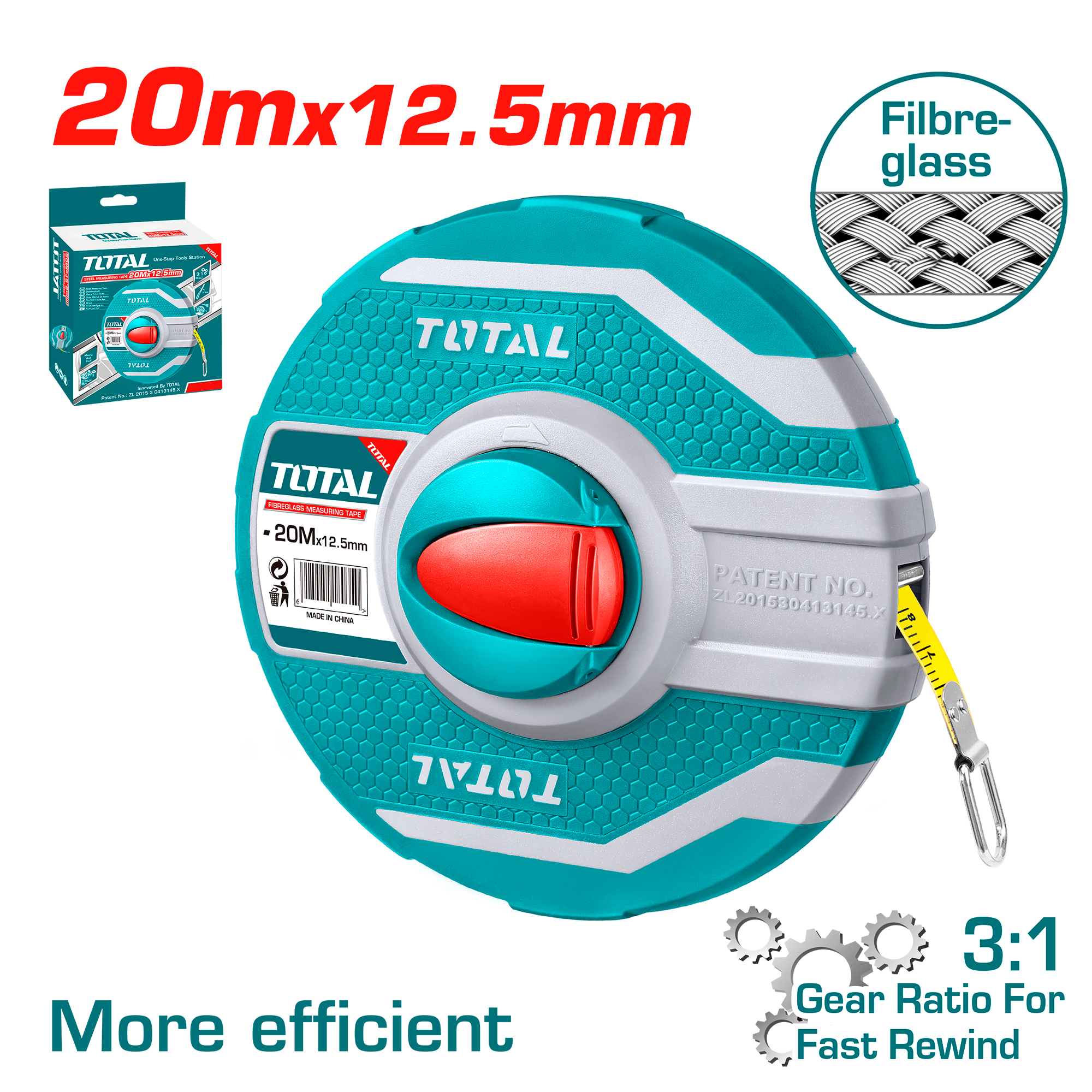 Rrip 20M fibërglas TOTAL TMTF12206