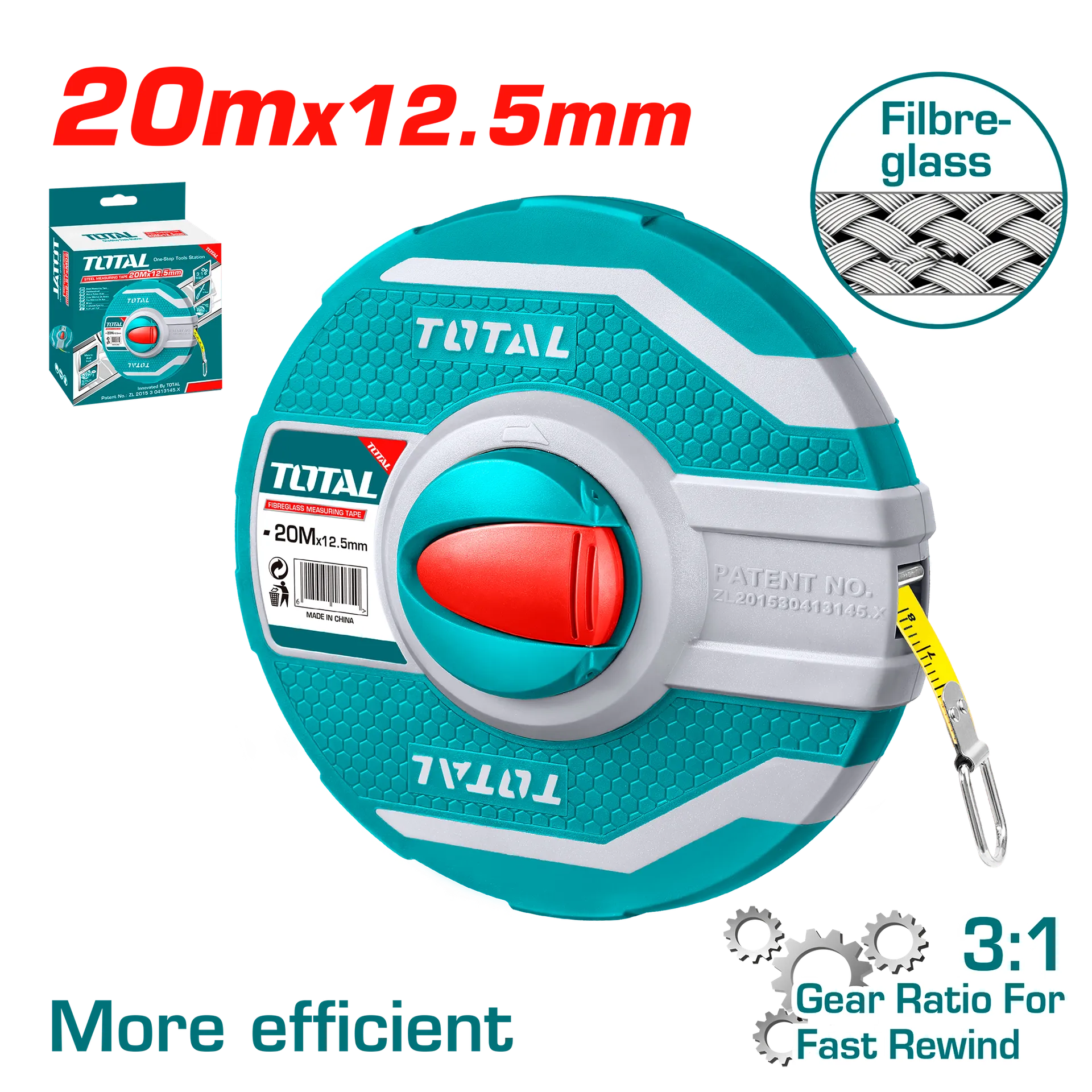 Rrip 20M fibërglas TOTAL TMTF12206