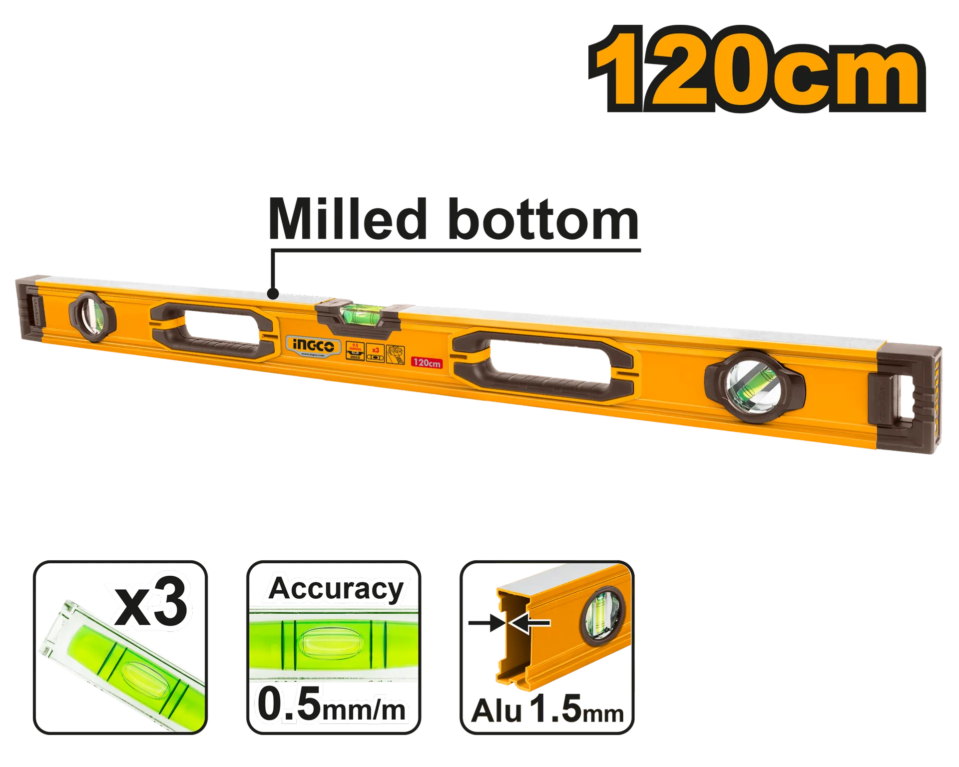 Libela ujor INGCO 120CM HSL08120