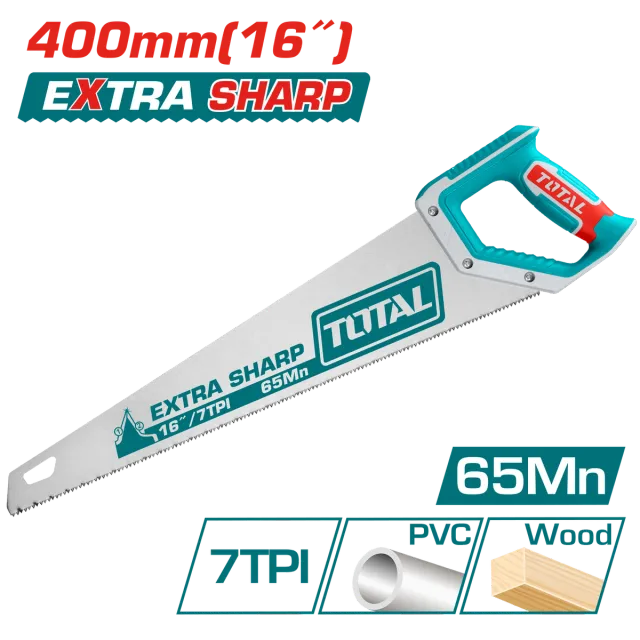 Sharrë dore 400mm për drutë dhe plastikë TOTAL THT55400