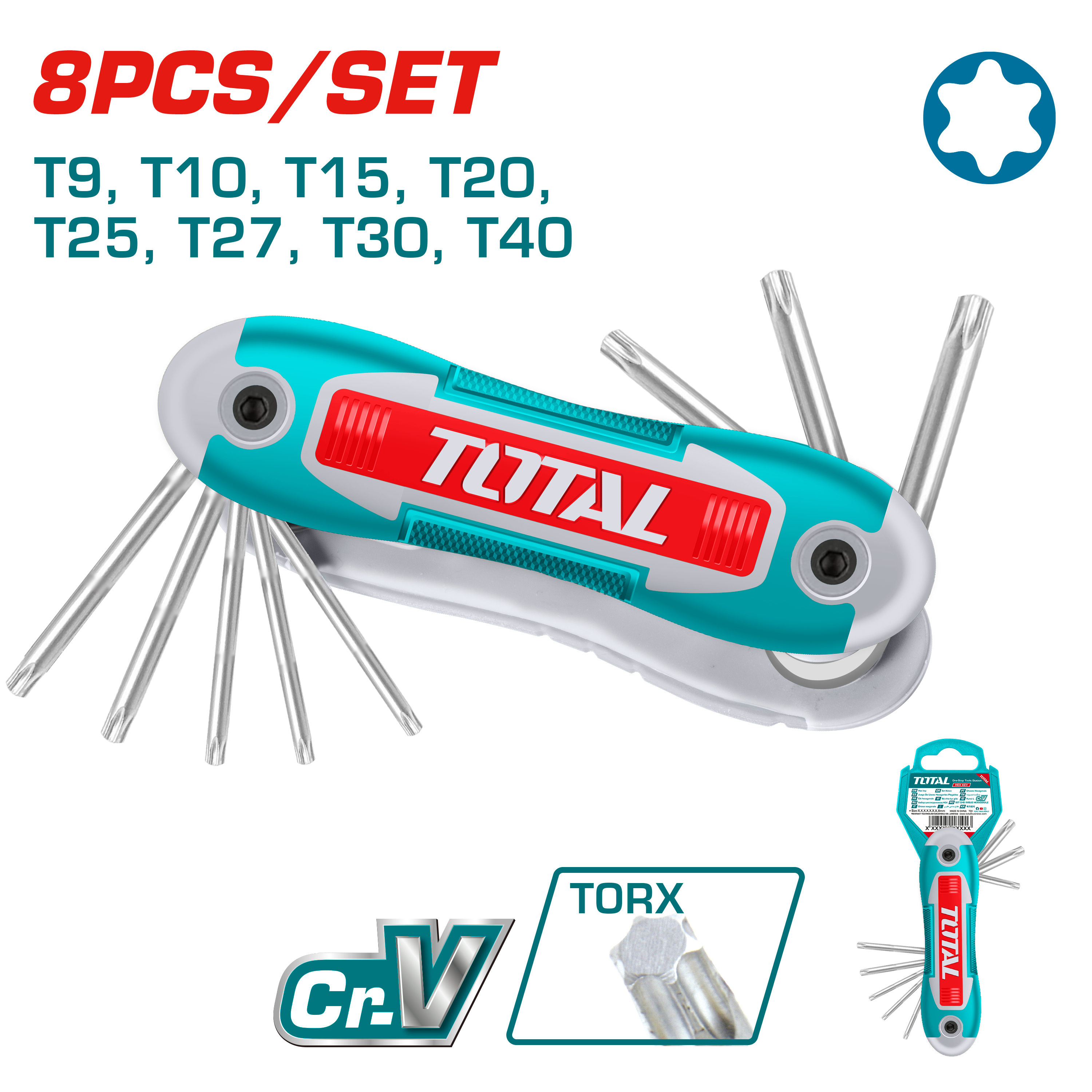 Set çelësa inbus TOTAL TORX 8/1 – THT1061846