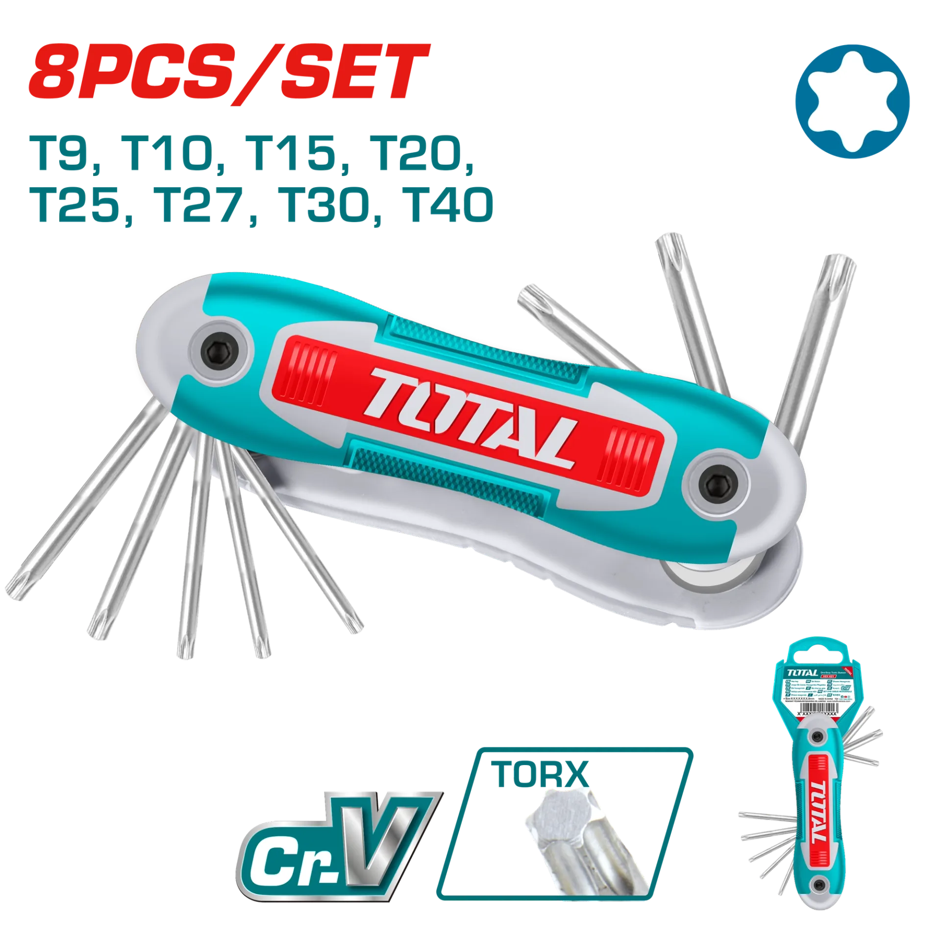 Set çelësa inbus TOTAL TORX 8/1 – THT1061846