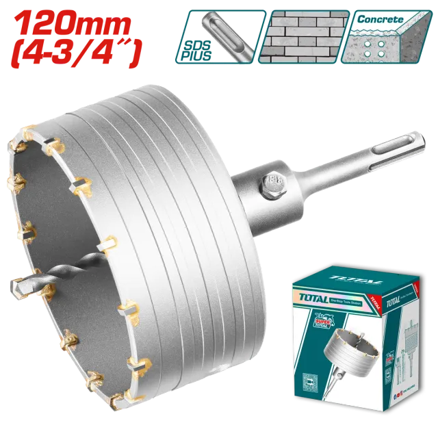 КРУНА ЗА БЕТОН 120mm TOTAL TAC4301201
