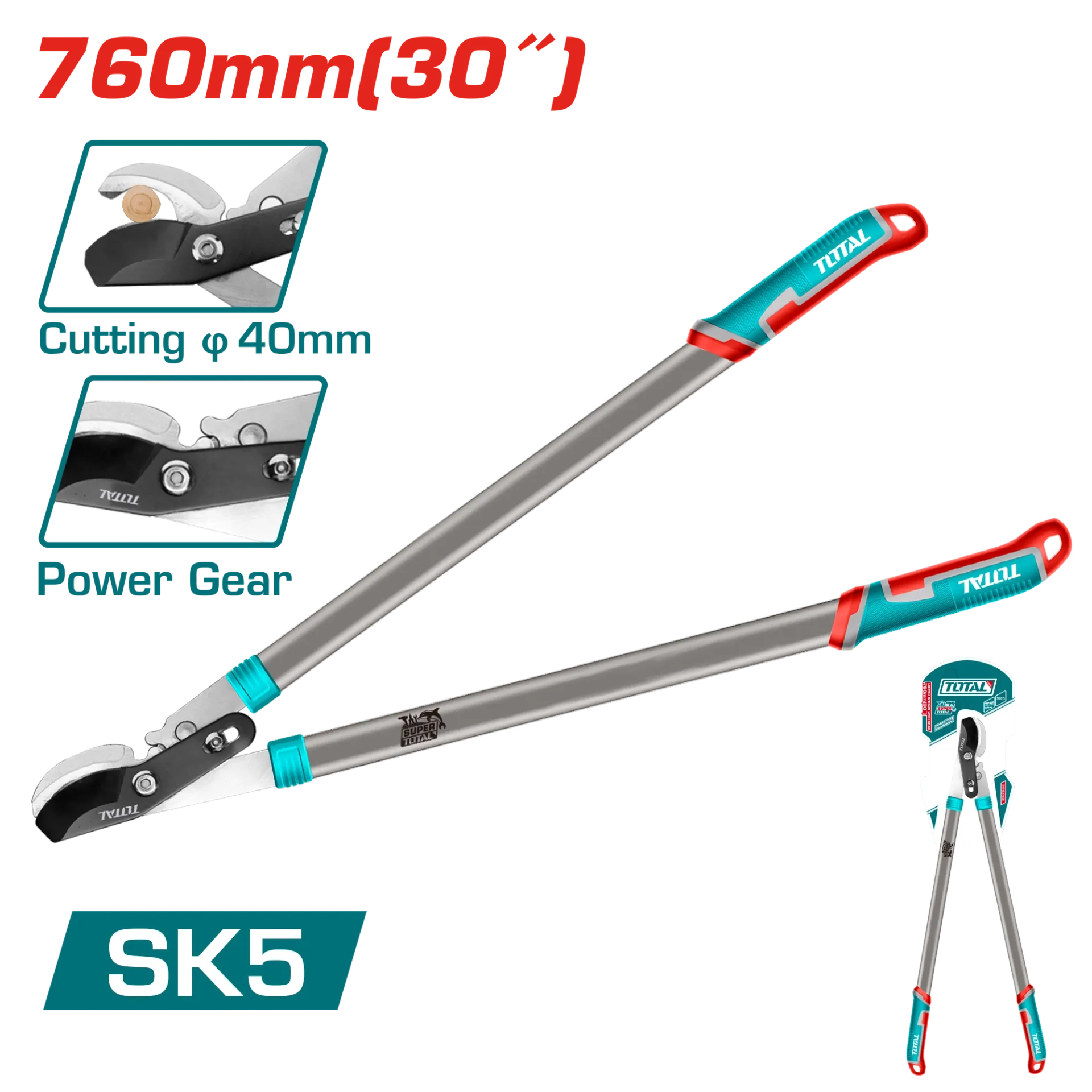 Gërshëra për degë TOTAL 760mm 40mm THT1527608