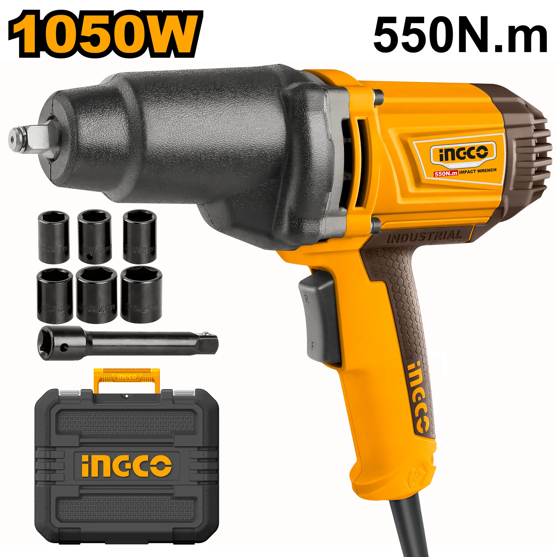 Përpuese elektrik me goditje 1050W INGCO IW10508