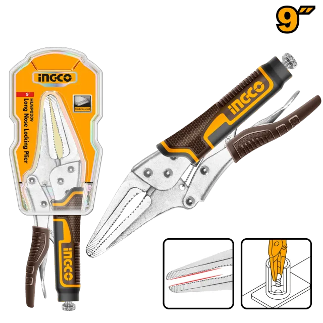 ГРИП КЛЕШТА 230mm ДОЛГА INGCO HLNP0209