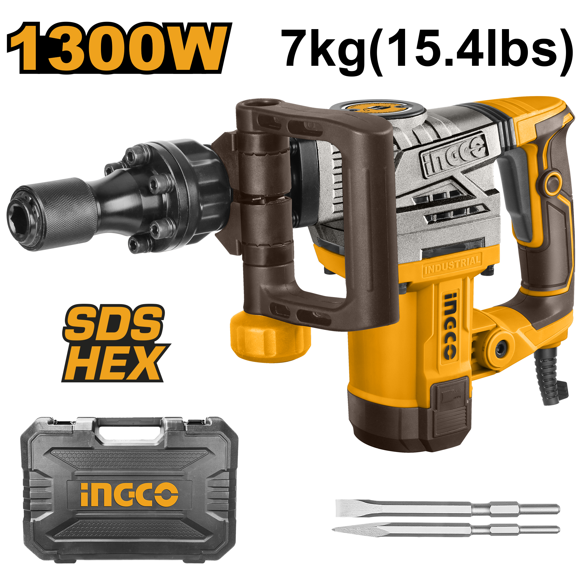 Çekiç elektrik thyesor INGCO 1300W 20J PDB130018