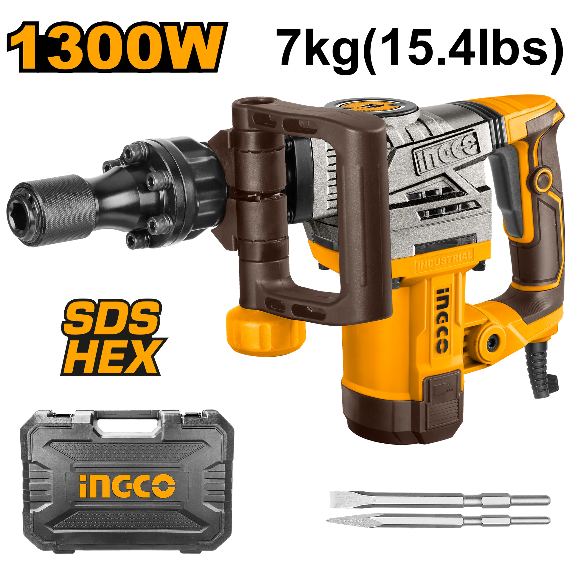 Çekiç elektrik thyesor INGCO 1300W 20J PDB130018