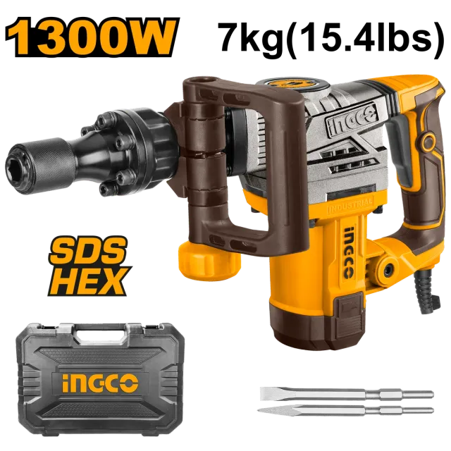 Електричен чекан кршач INGCO 1300W 20J PDB130018