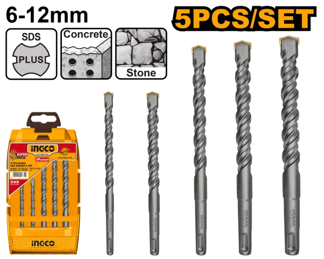 Сет бургии SDS INGCO 5/1 (AKD2052) PRO
