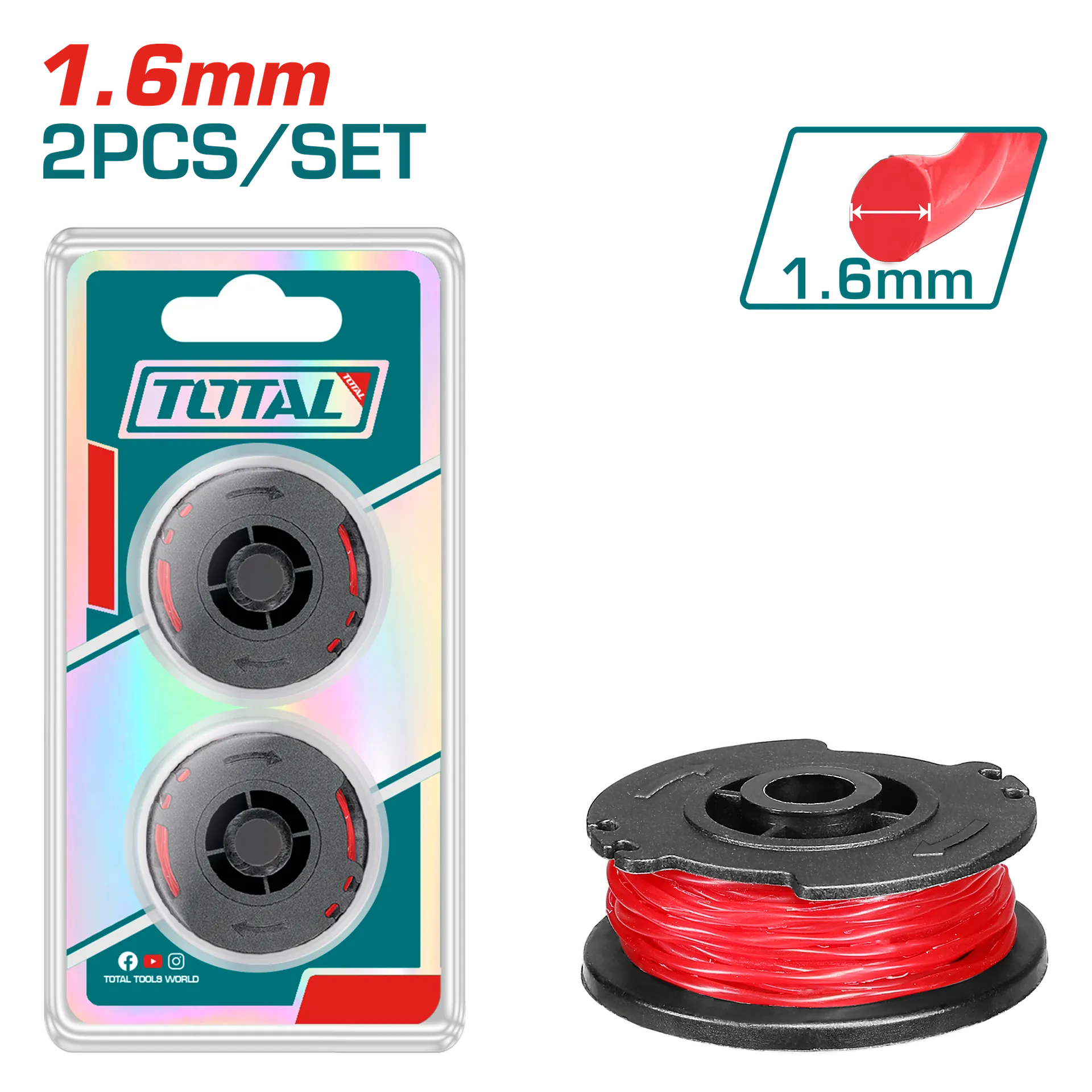 Fije TOTAL rrotull 1.6mm 2/1 TALS1601