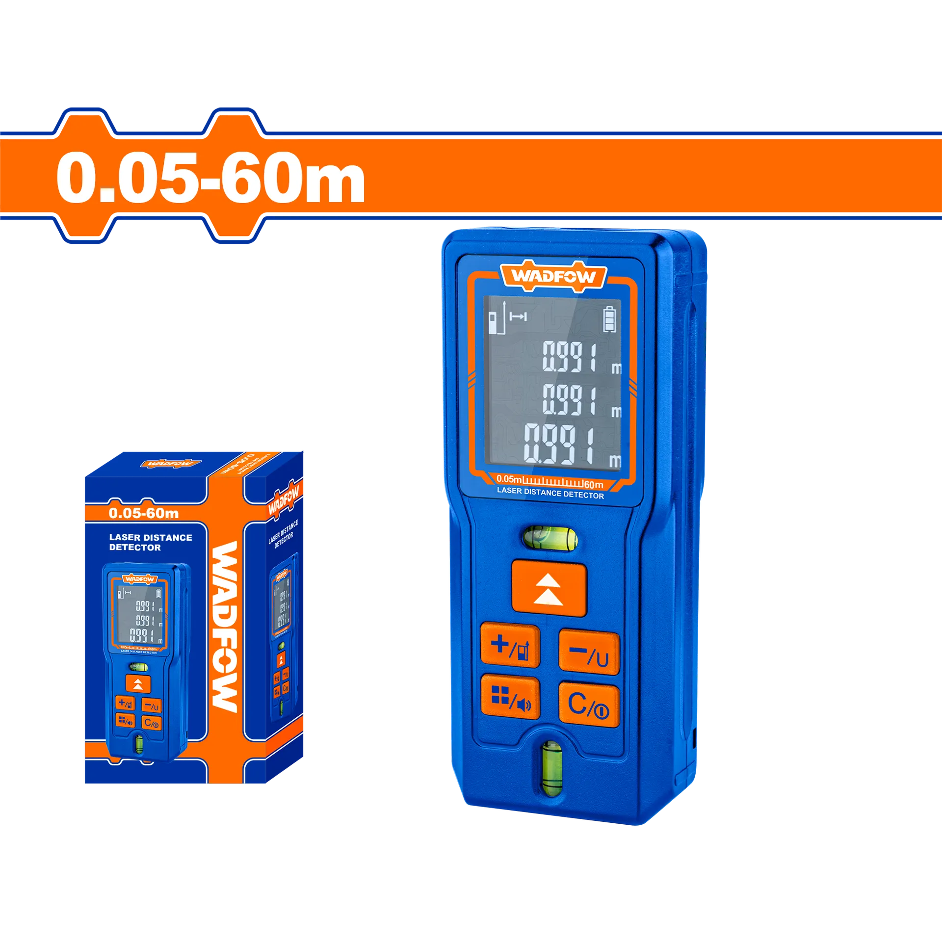 Laser meter 60m WADFOW WDL1506