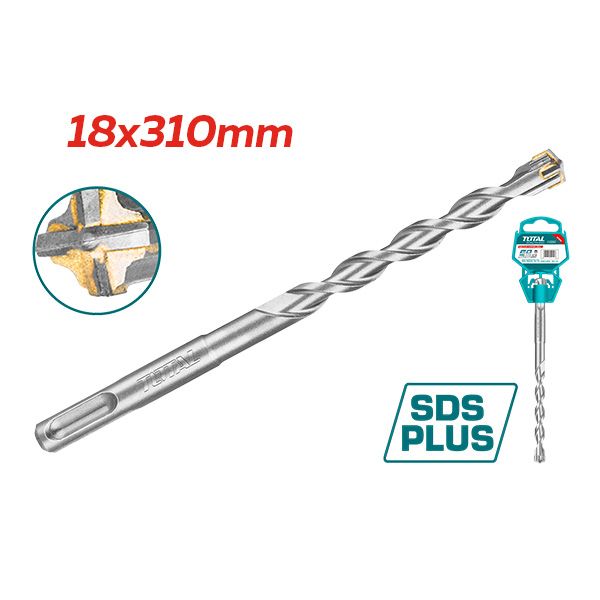 БУРГИЈА ЗА БЕТОН SDS+ 4 18x310mm TOTAL TAC311803C