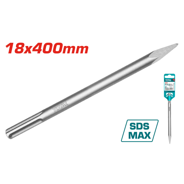 ДЛЕТО SDS MAX 18x400mm ШПИЦ TOTAL TAC1521182
