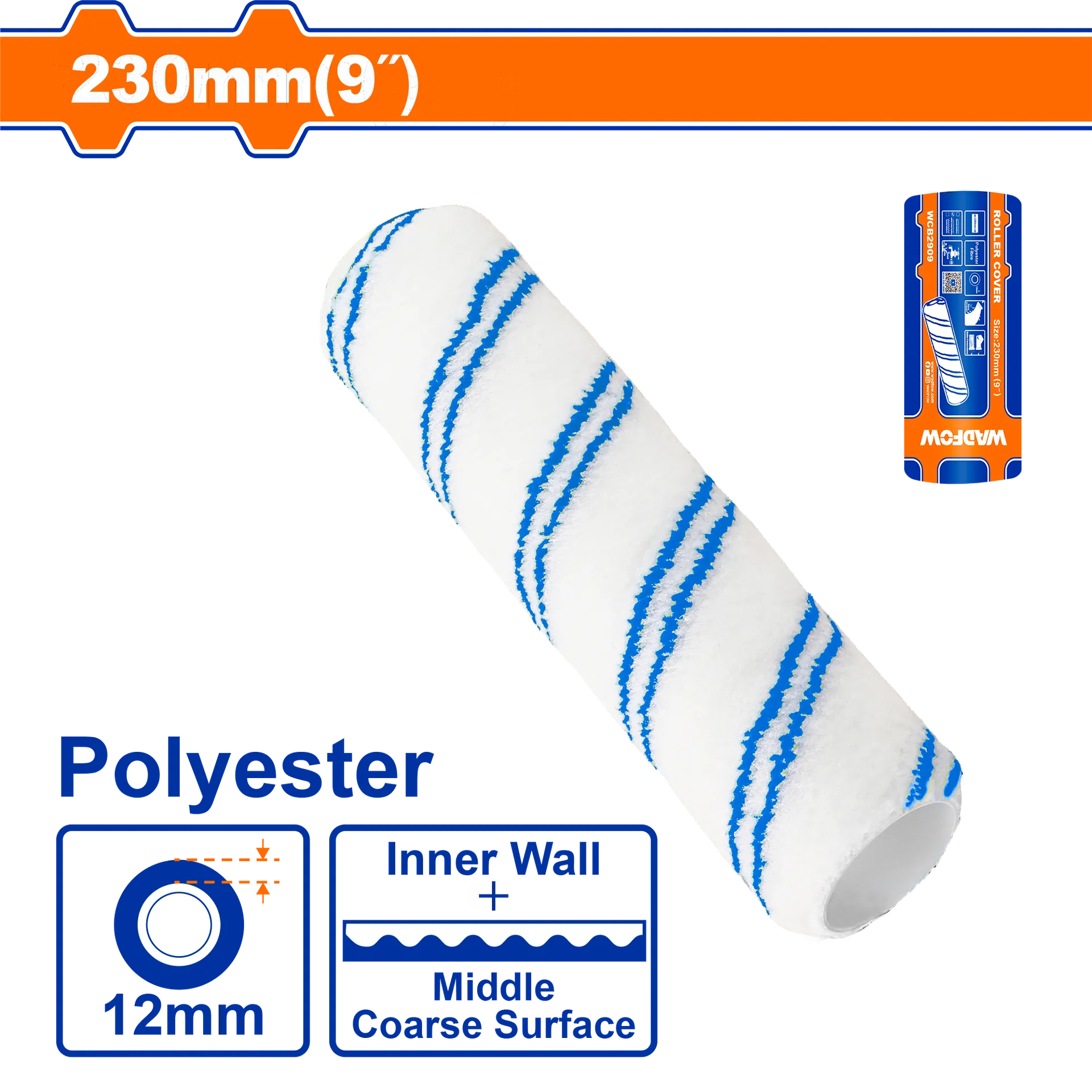 VALAK zëvendësues standard 230mm WADFOW WCB2909