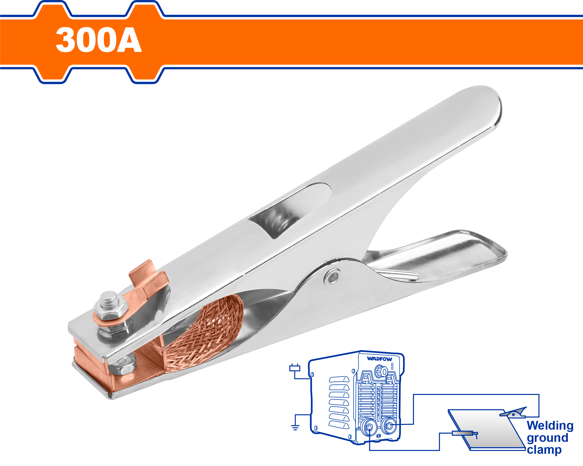 Klampa për tryezën e saldimit 300A WADFOW WEH9A03
