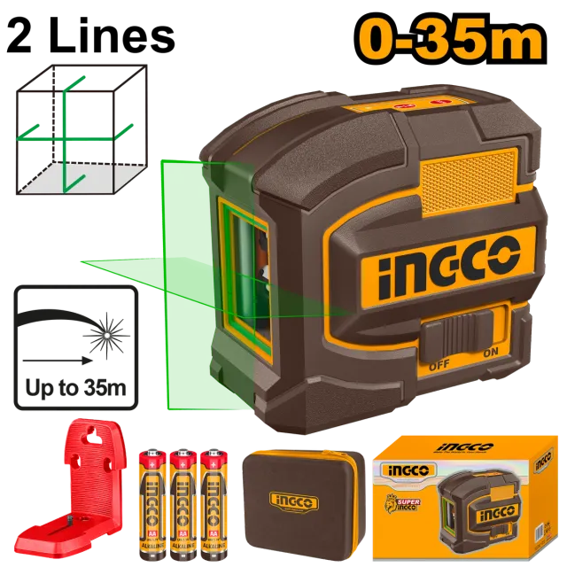 ЛАСЕР НИВЕЛАТОР 0-35M INGCO HLL156601