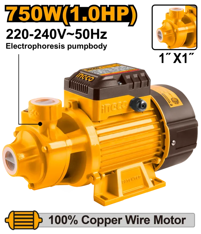 Пумпа за вода INGCO 0.75KW 1″ VPM7508