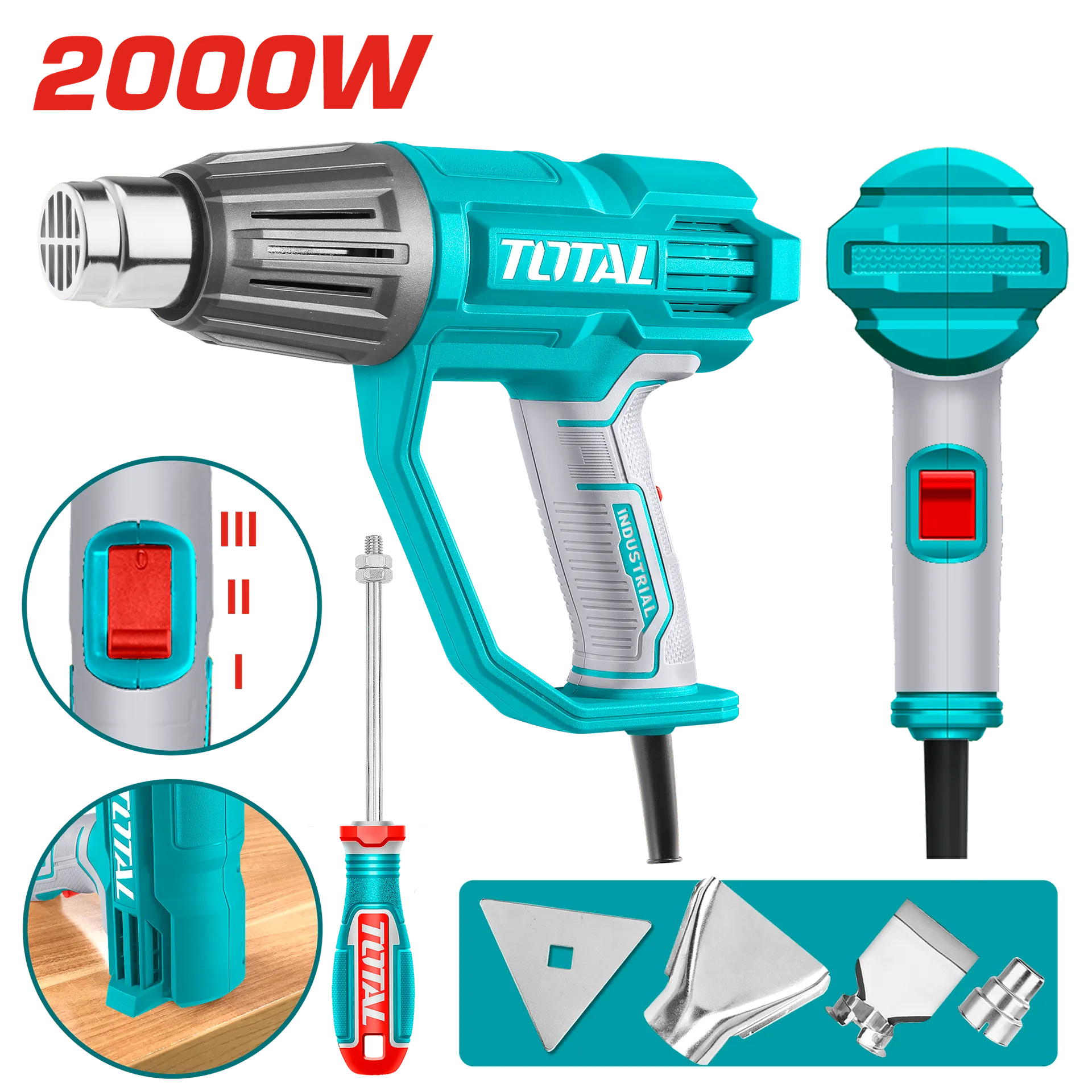 Frene industrial TOTAL 2000W TB20078