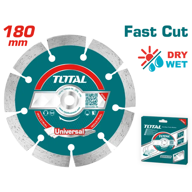 ДИЈАМАНТСКИ ДИСК 180mm УНИВЕРЗАЛЕН FAST CUT TOTAL TAC2111801