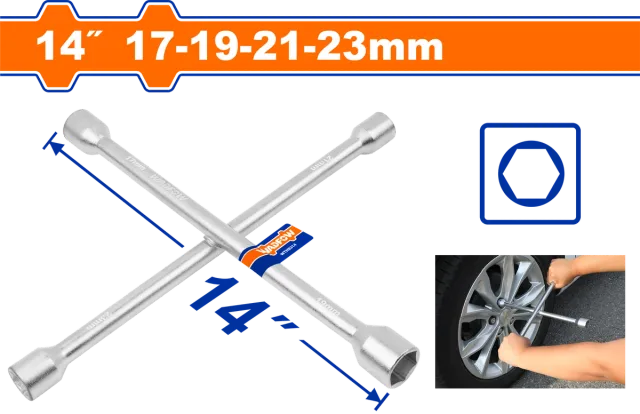 Çelës kryq për goma 14″ WADFOW WTH8314