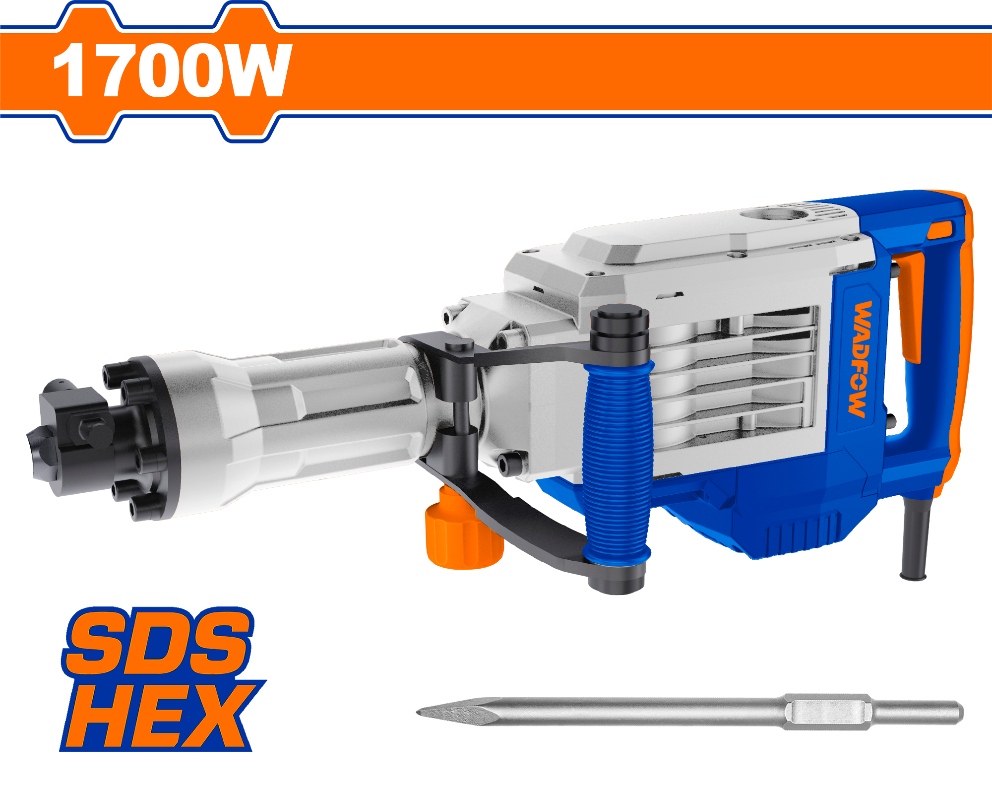 Demolitore elektrik WADFOW WDB1D90 1700W 50J SDS HEX
