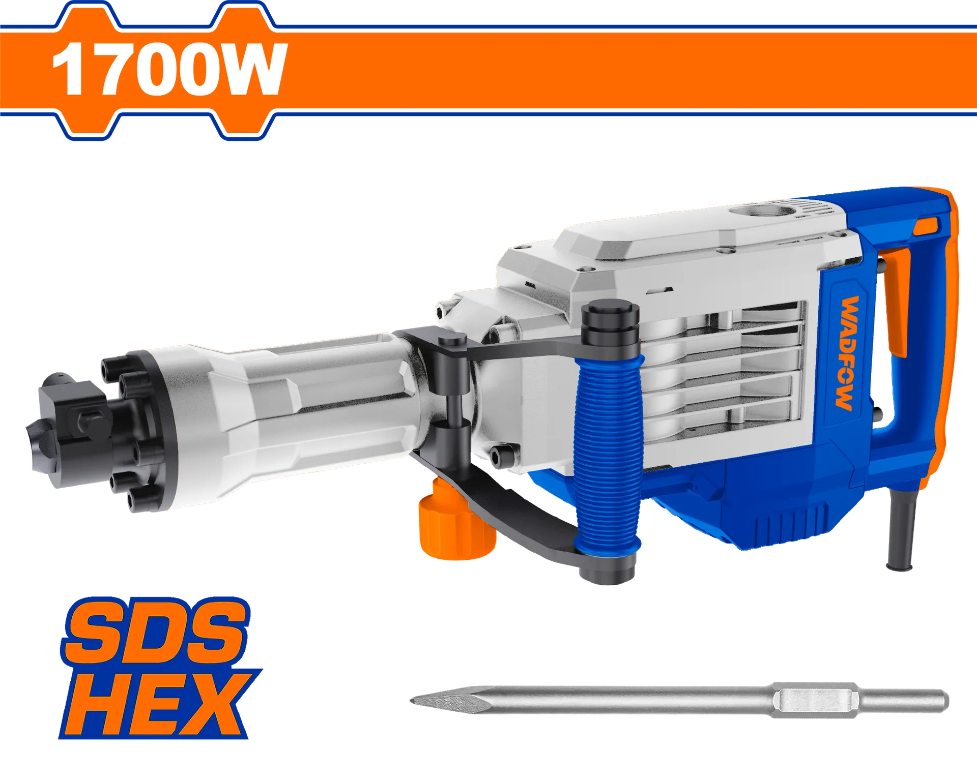 Demolitore elektrik WADFOW WDB1D90 1700W 50J SDS HEX