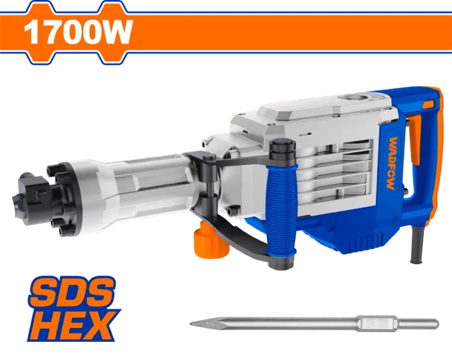 ЕЛЕКТРИЧЕН УДАРЕН КРШАЧ ХИЛТА SDS HEX 1700W 50J WADFOW WDB1D90
