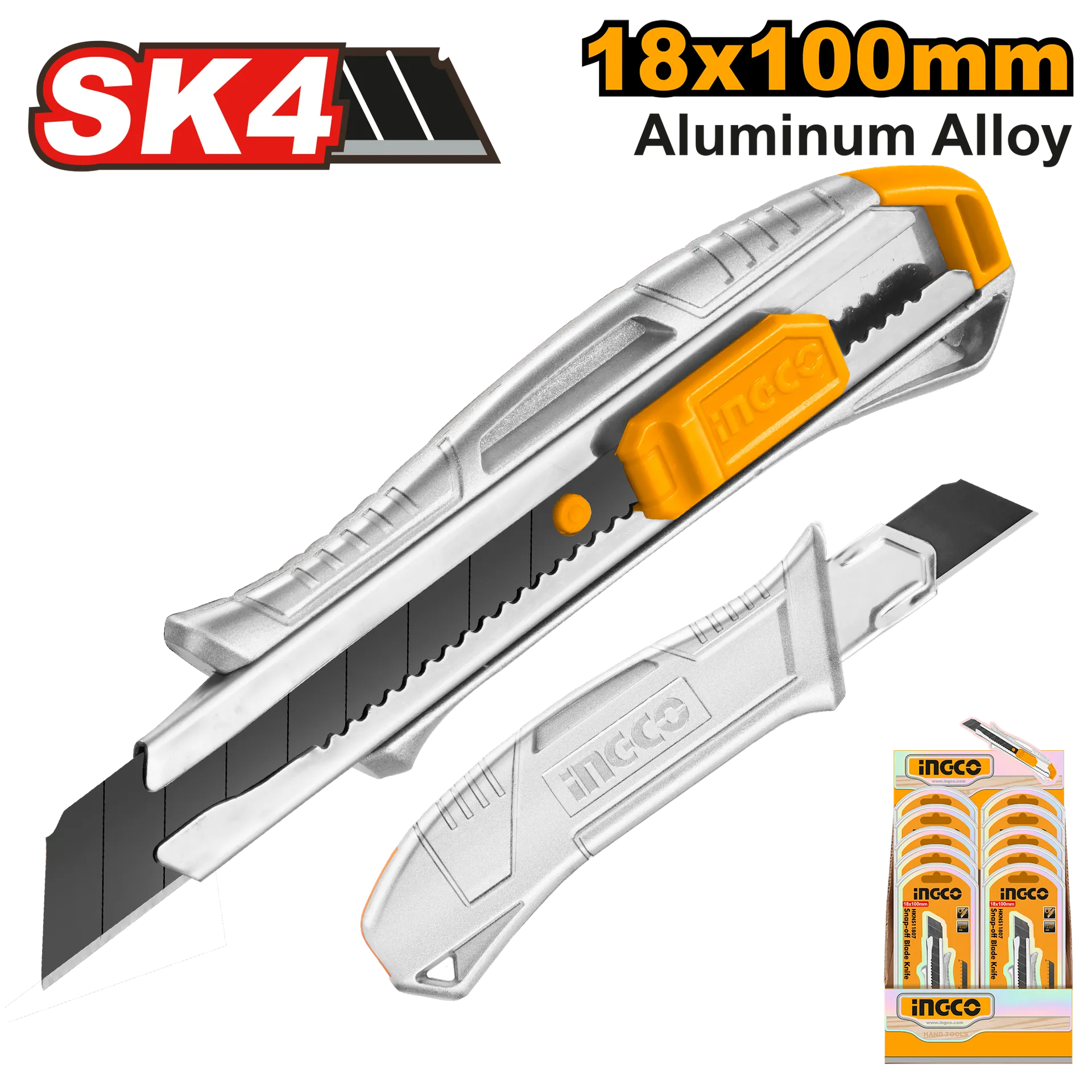 Skalpel INGCO 18mm metal HKNS11807