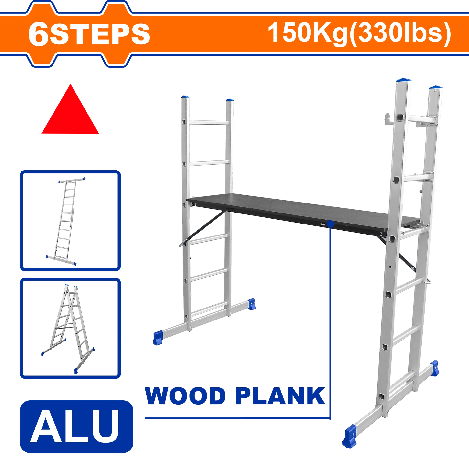 Skelë alumini 164 X 158 x 95cm WADFOW WLDS106