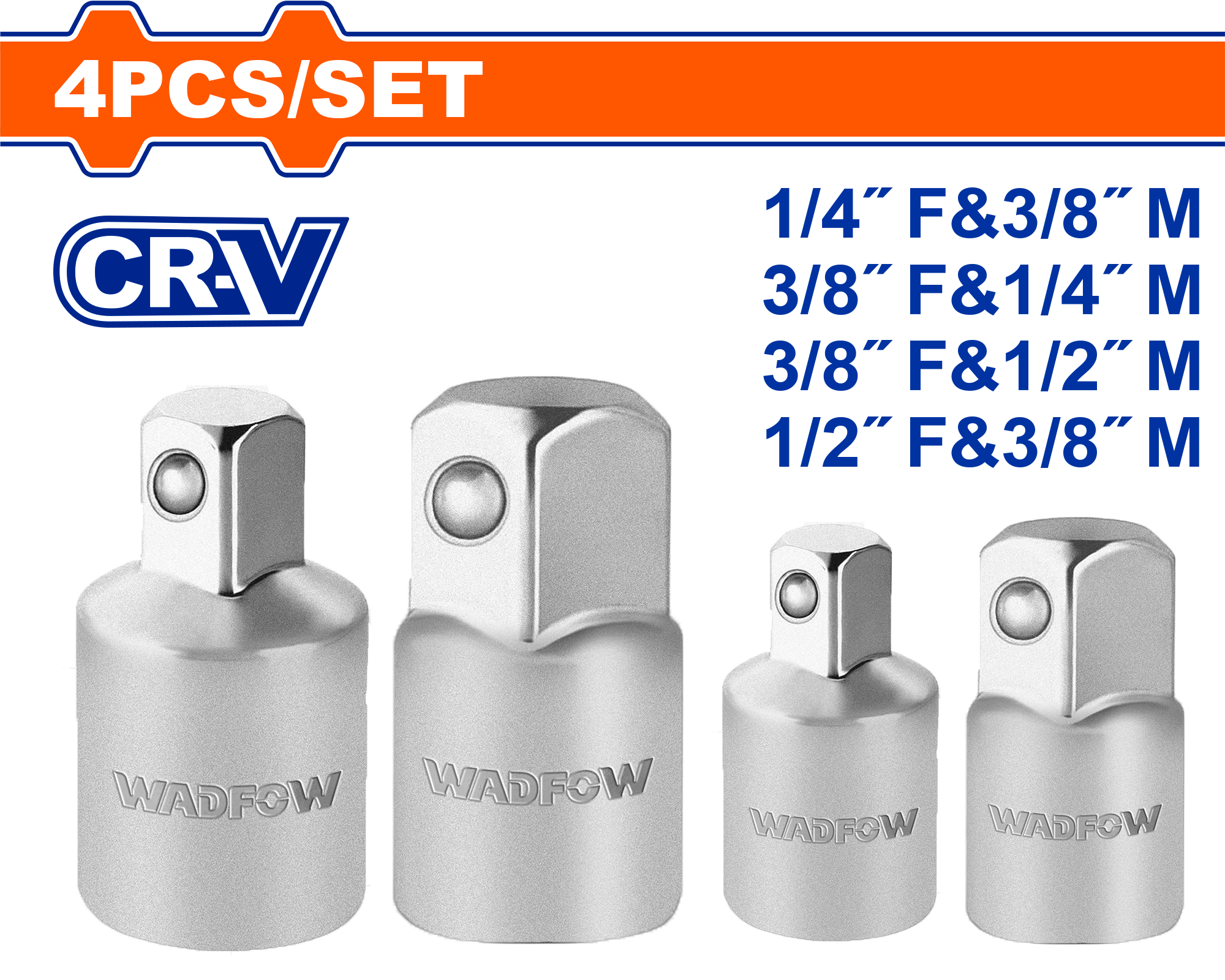 КЛУЧ КОНЕКТОР СЕТ 4/1 WADFOW – WST9604